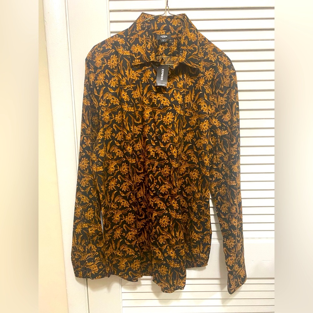 Express | Men’s medium floral button down